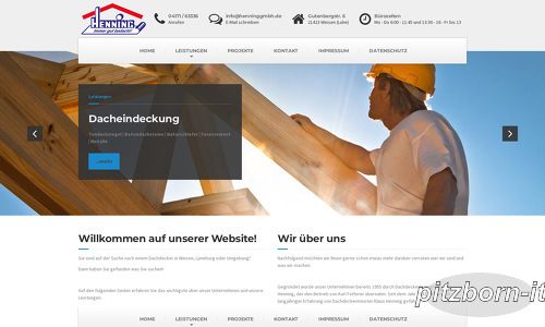 Klaus Henning GmbH Webseite