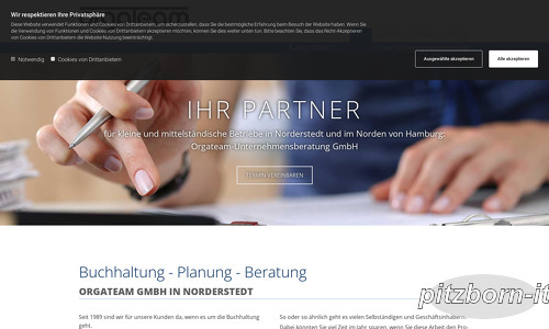orgateam GmbH Webseite