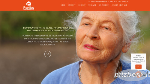 Seniorenbetreuung in Berlin Inh. J. Katta-Weiduschat Webseite