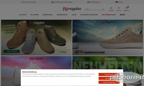 Nagaba spółka jawna Webseite